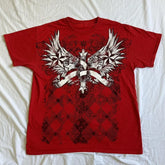 Threebooy 2000s Cyber Grunge Graphic T-shirt Y2K Star Skull Print Short Sleeve Tees Japanese Emo Vintage E girl Gothic T shirt Women Men